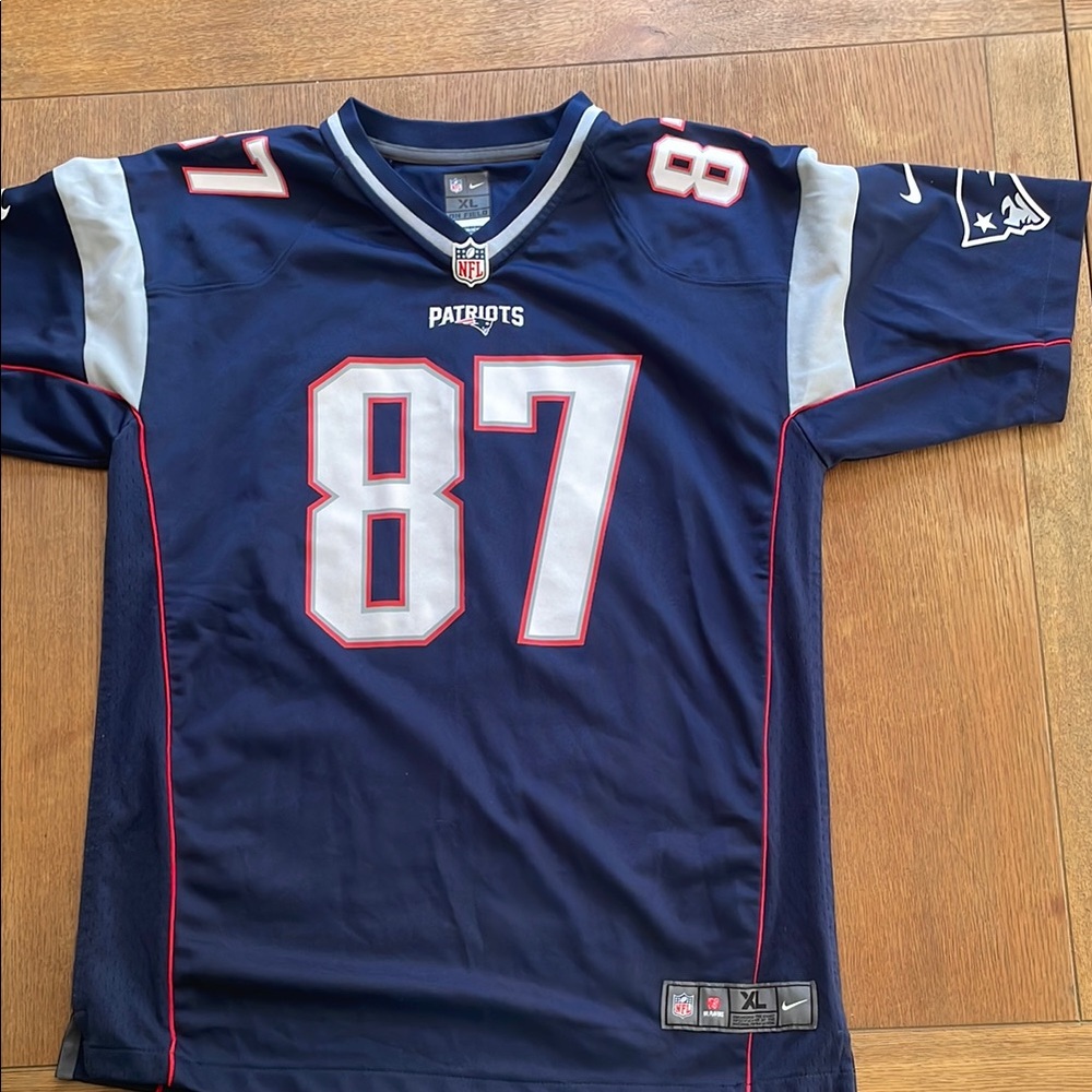 Nike Kids Patriots Jersey - Navy and White